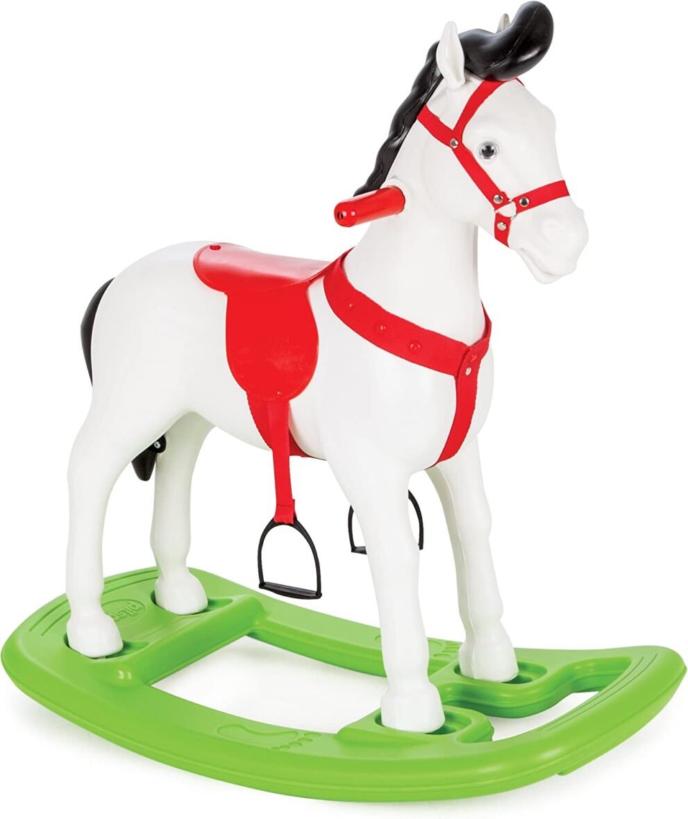 jeu de cheval à bascule pour les enfants