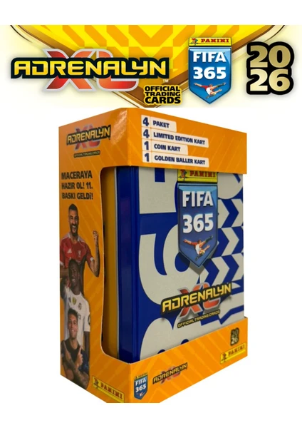 Boîte de cartes à collectionner Panini FIFA 365 2026 Adrenalyn XL Classic