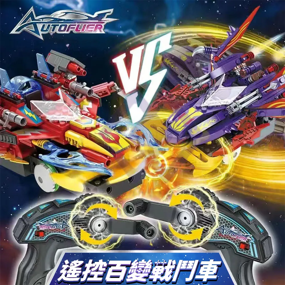 AutoFlyer X – Voiture Télécommandée Aérienne Transformable avec Ailes et Lumières LED