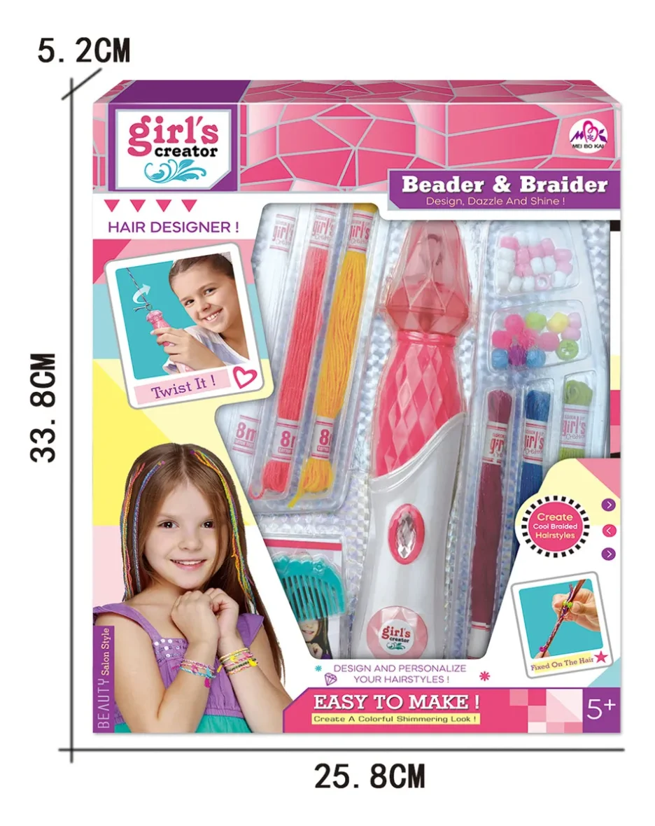 Le Kit 2en1 Pour Tresses et Bijoux De Cheveux