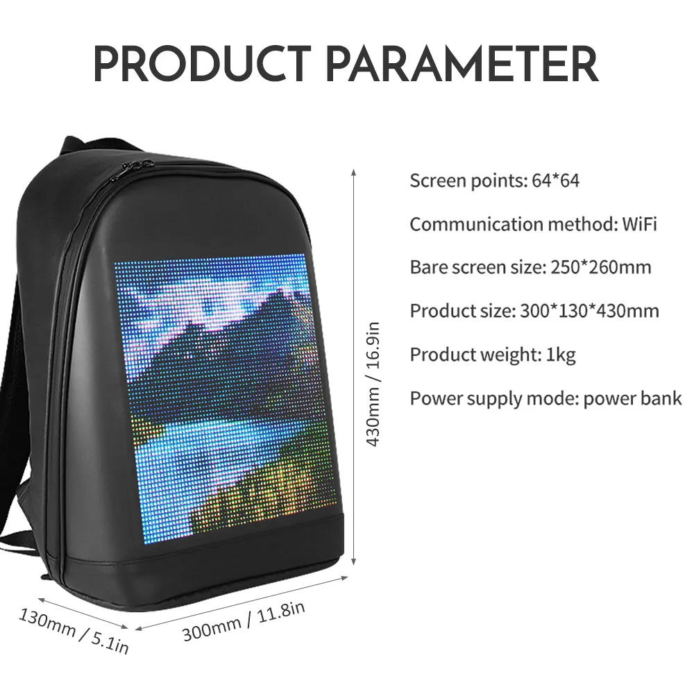 Écran de couleur LED2