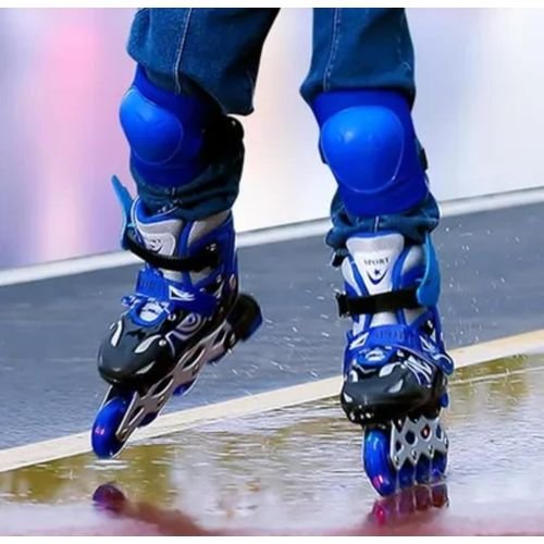 Patin à roulette pour enfants avec protection 8