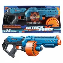 Pistolet à fléchettes manuel Turbo Attack Force 24 1