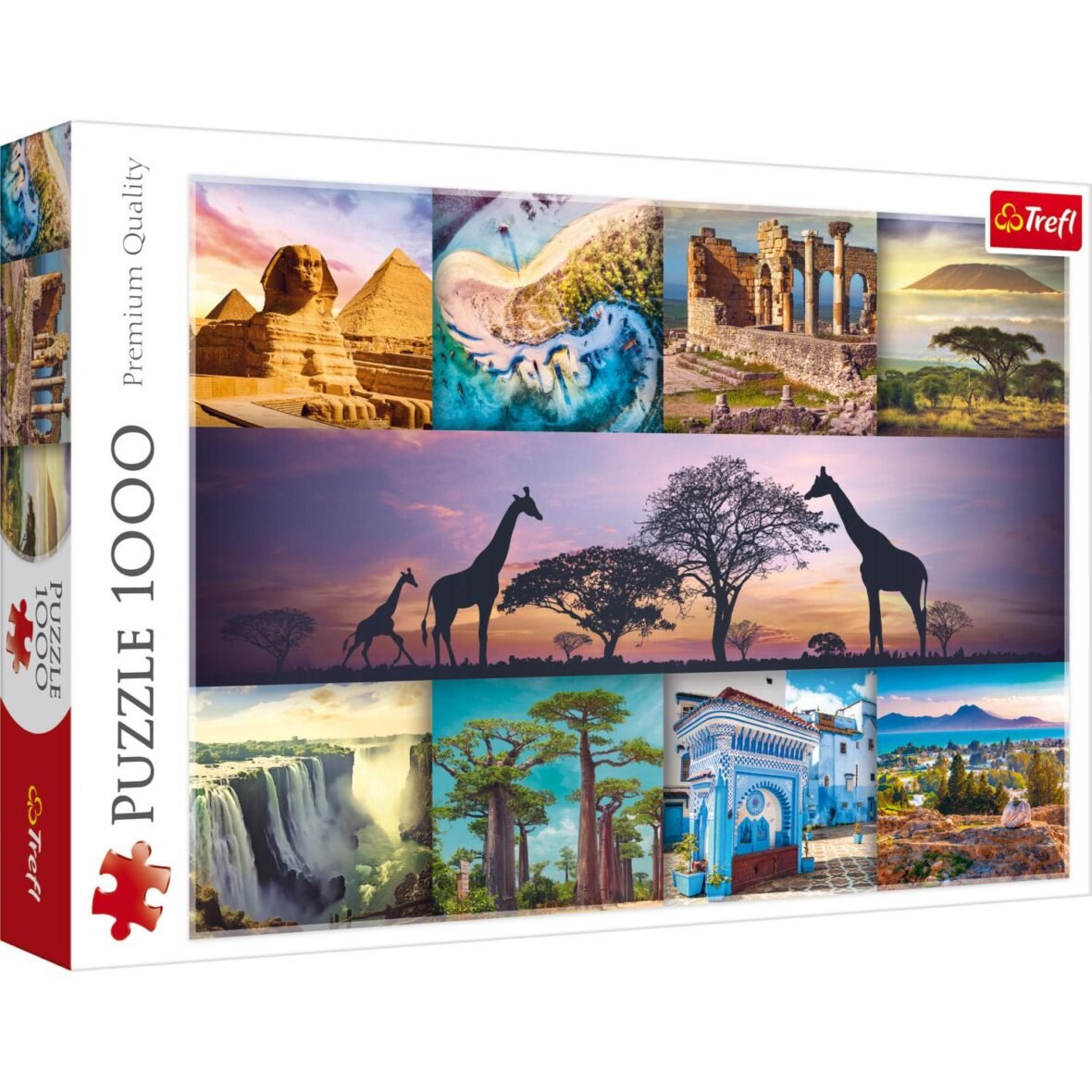 Puzzle 1000 pièces : Collage : Afrique – Trefl