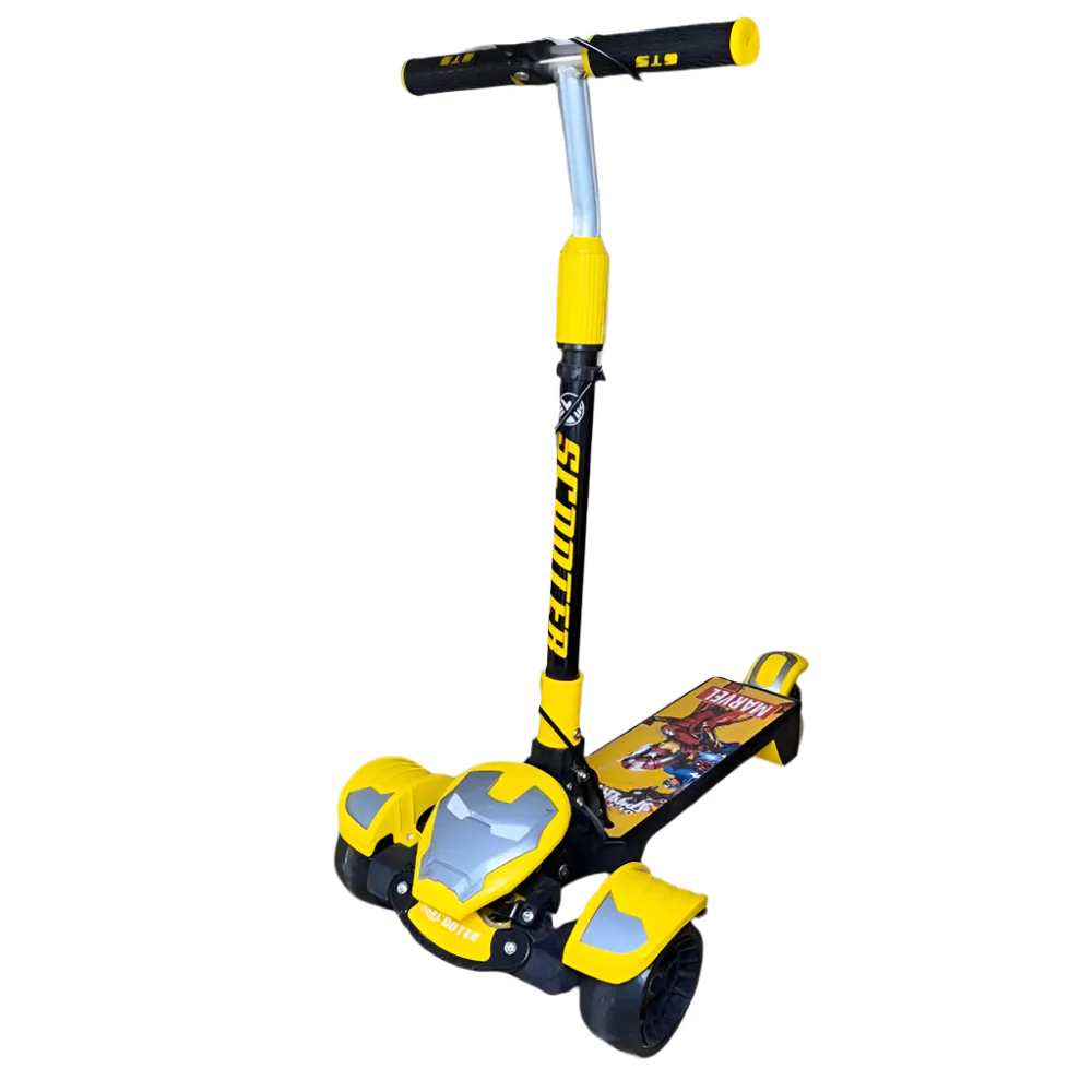 Trottinette Enfant 3 Roues Marvel Jaune 1