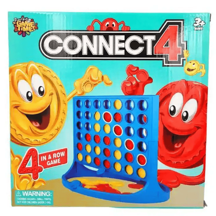 Jeu de société – Puissance4 – Connect 4 – 2 couleurs – 6 ans et plus – Éducatif